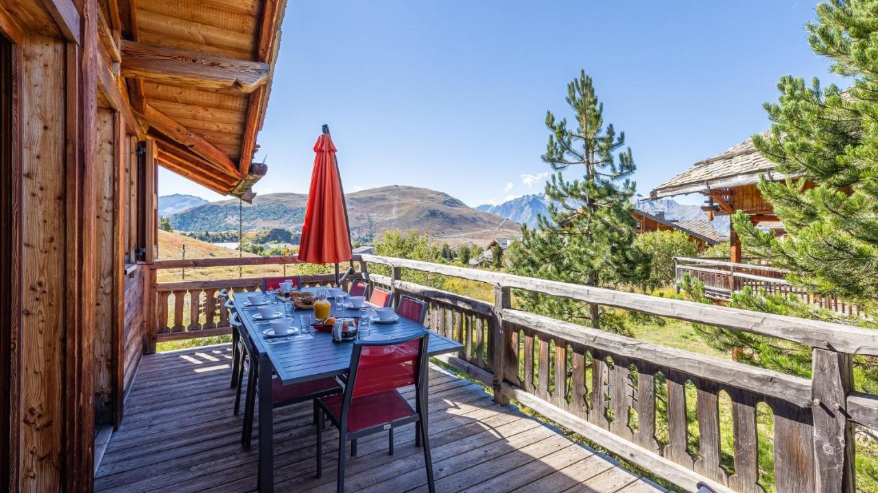 Madame Vacances Les Chalets De L'Altiport Alpe d'Huez Ngoại thất bức ảnh