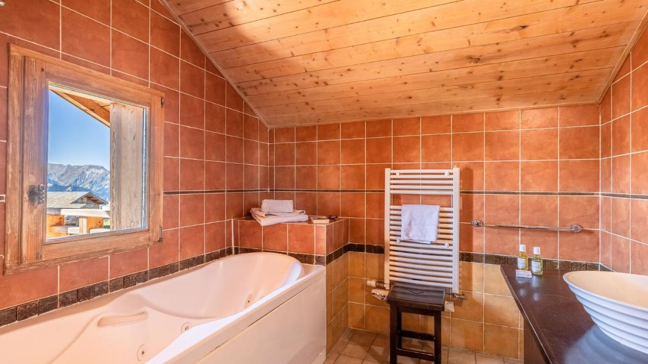 Madame Vacances Les Chalets De L'Altiport Alpe d'Huez Ngoại thất bức ảnh