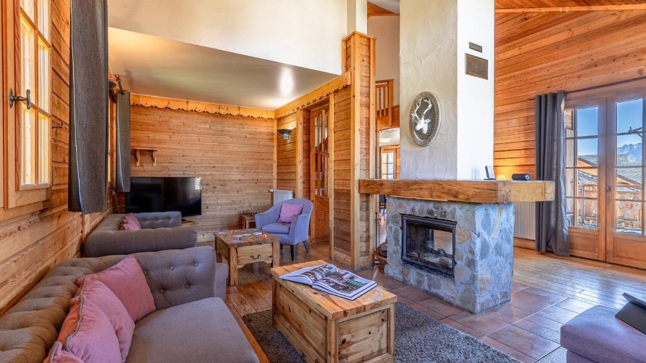 Madame Vacances Les Chalets De L'Altiport Alpe d'Huez Ngoại thất bức ảnh
