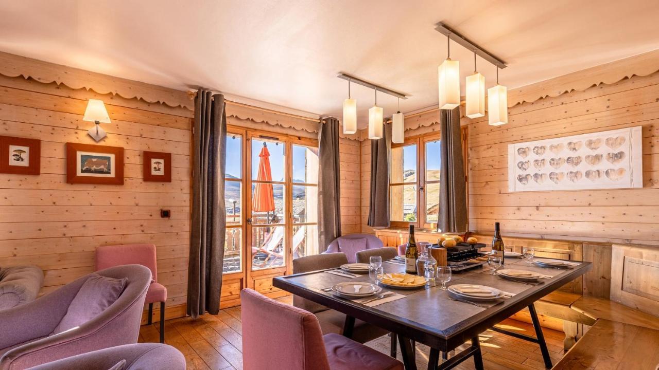 Madame Vacances Les Chalets De L'Altiport Alpe d'Huez Ngoại thất bức ảnh